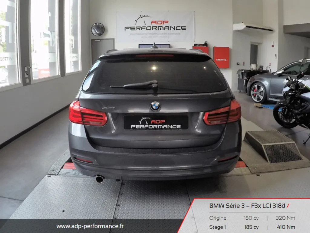 Reprogrammation moteur La Ciotat - BMW Série 3 318d ADP Performance