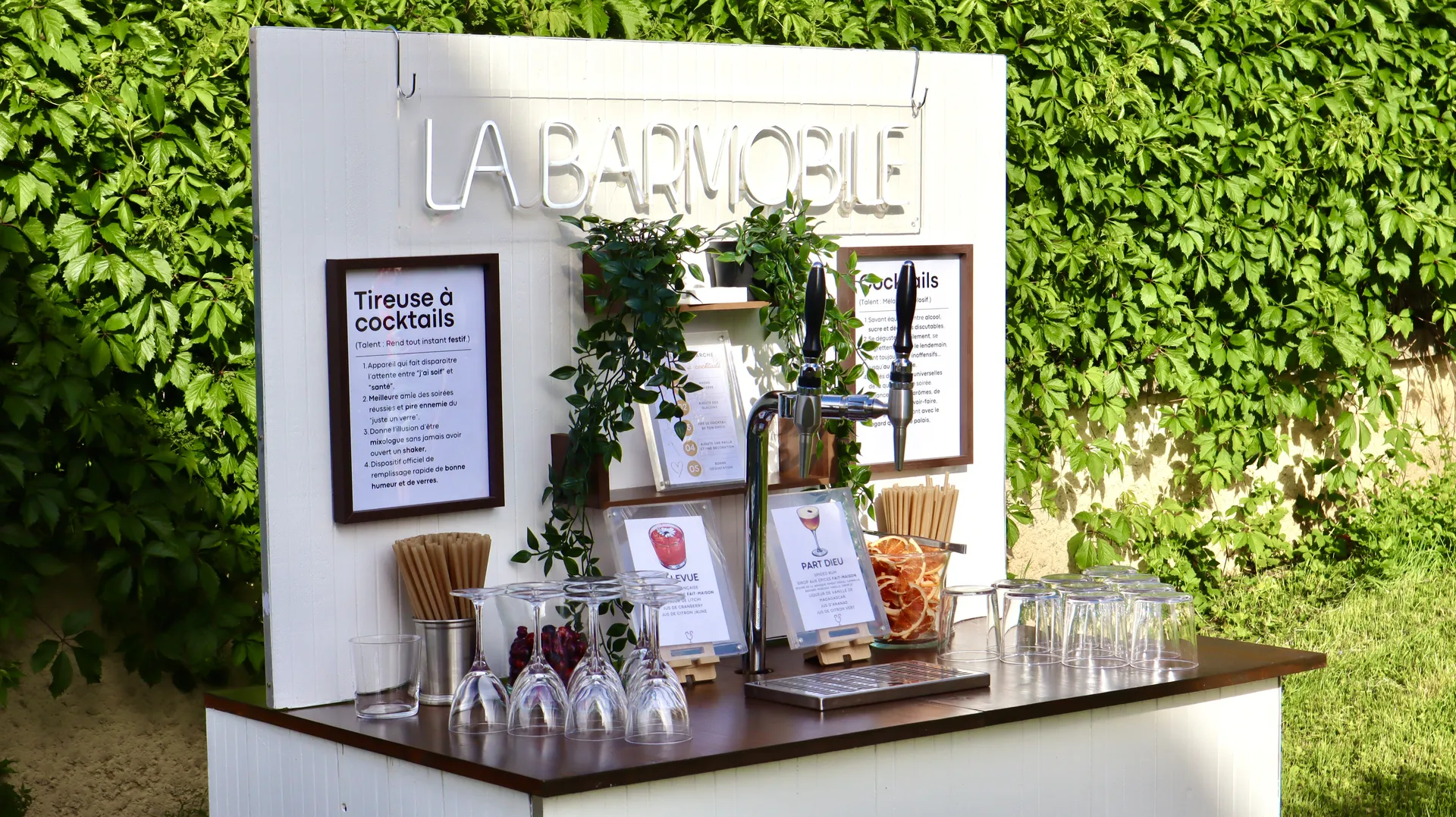 Tireuse à cocktails pour événement d'entreprise à Lyon