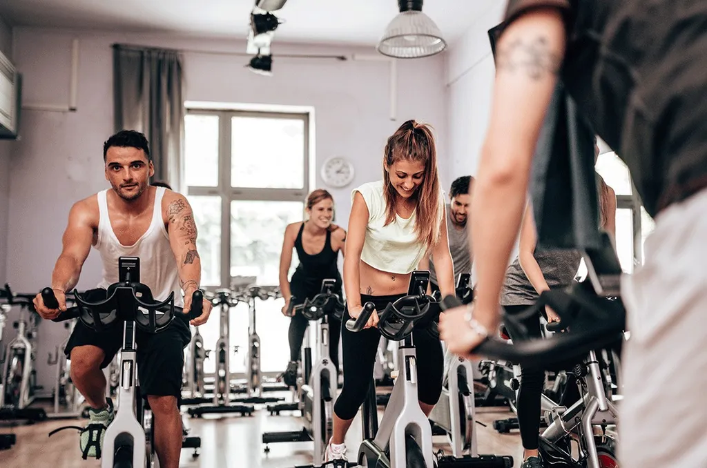 Cours de Bike collectifs en salle, chez Aquafit proche de Bordeaux 