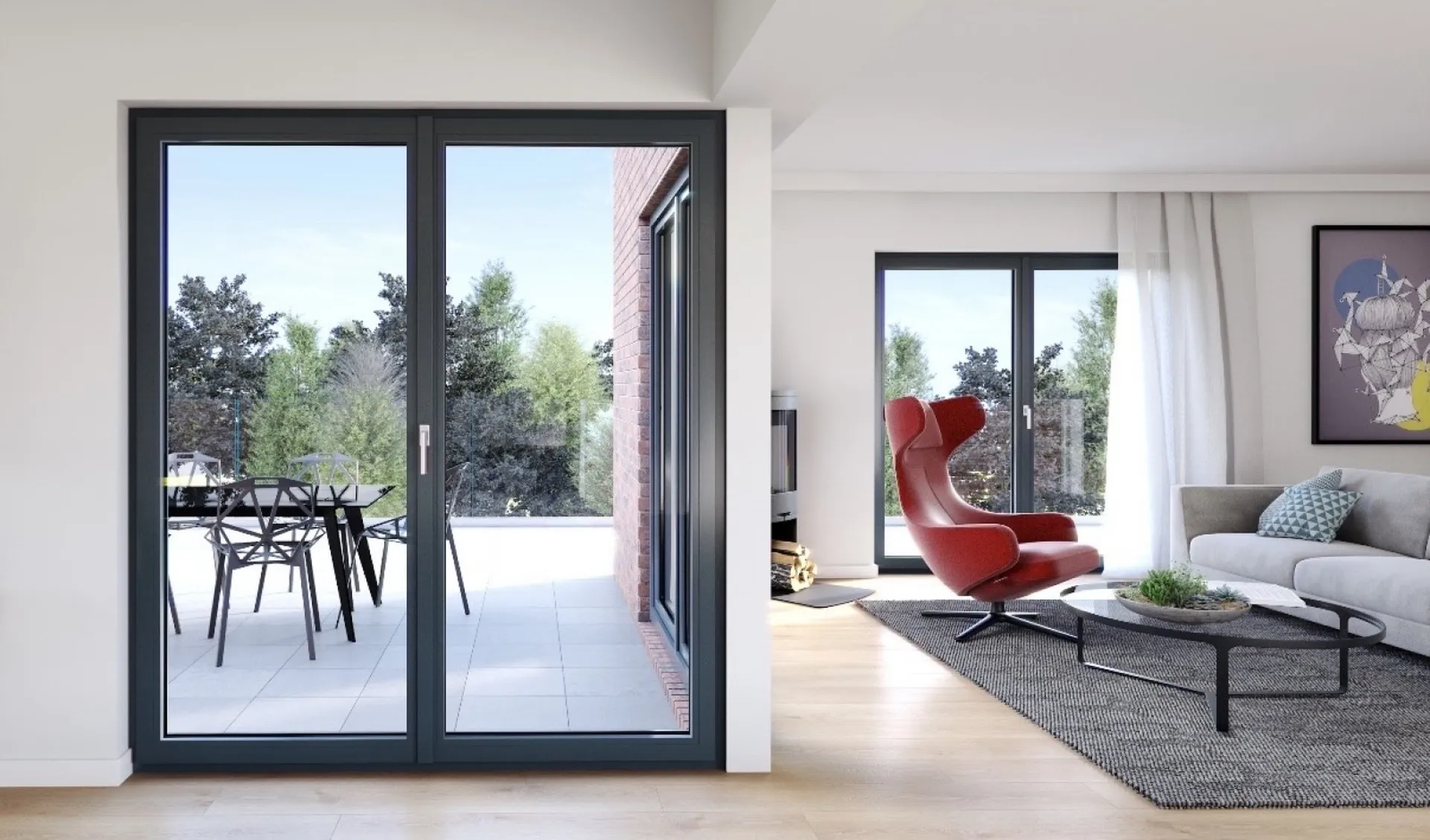 Rénovation de menuiseries PVC Oknoplast modèle Pixel sur Istres