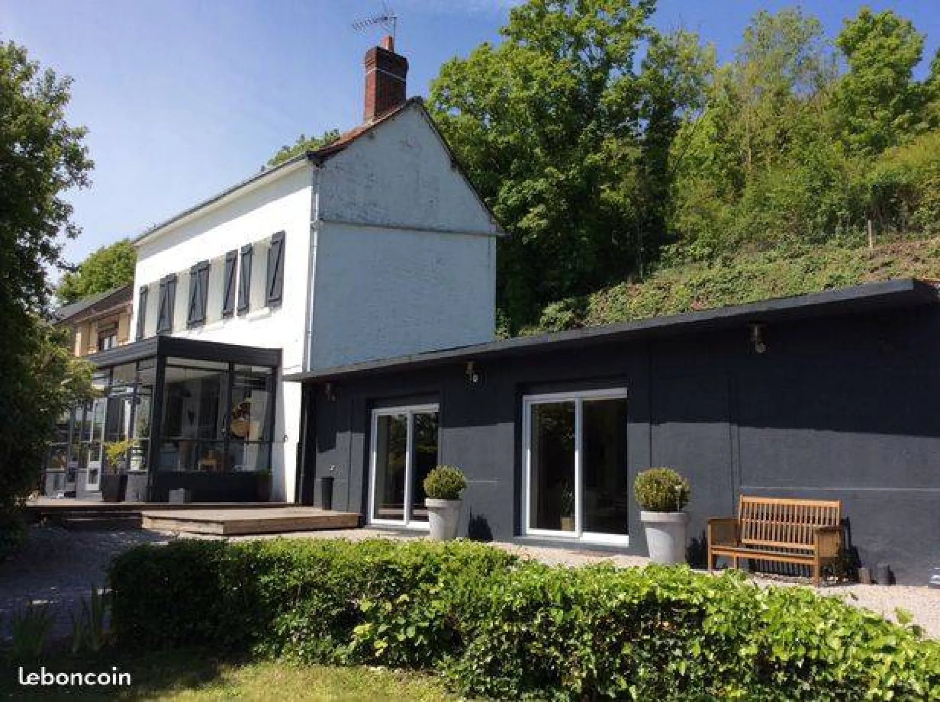 Recherche maison de charme beaux volumes avec terrasse proche tourville la rivière 76