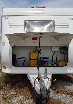 VENDUE CARAVANE HOBBY DE LUXE 495UL LIT CENTRAL TRANSVERSAL 4 COUCHAGES