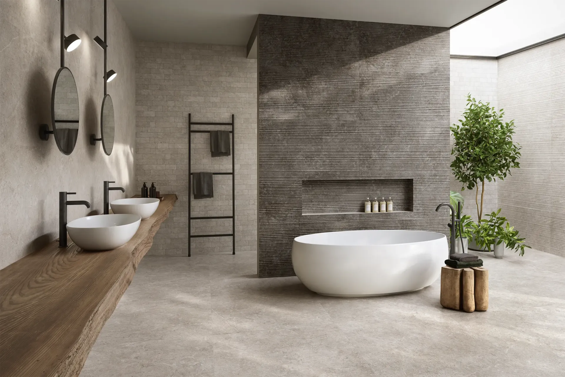 À Dieppe, la teinte Carbon sublime les lofts modernes en apportant un caractère minéral affirmé.