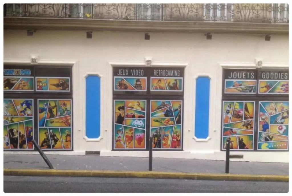 Impression VINYLE micro-perforé sur vitrine chez its arts graphiques à aubagne PROCHE la valentine marseille