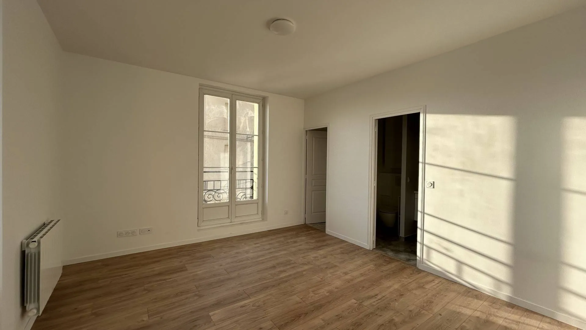 T2 loué de 44,40m² avec vue port, au 3ème étage, proche de la gare de Dieppe, en Seine-Maritime.