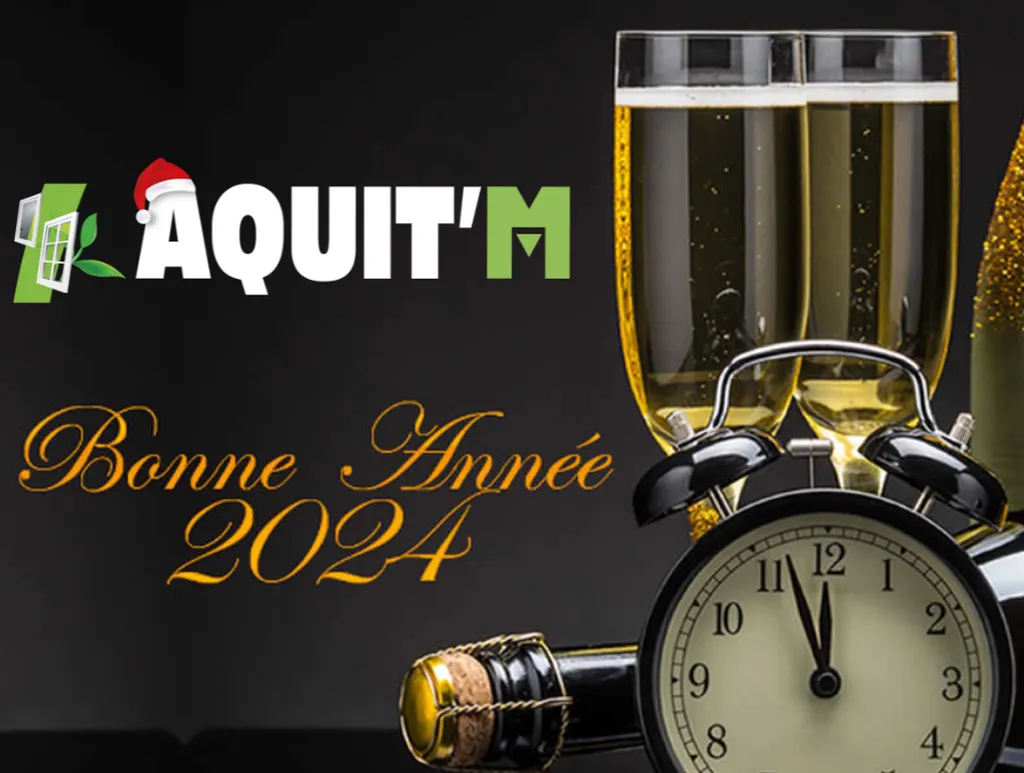 Meilleurs vœux pour 2024 de la part d'Aquit'M