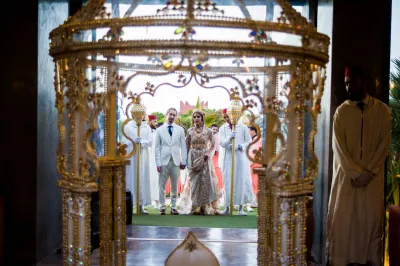 Organisation Sur-Mesure d'un Mariage des Mille et Une Nuits dans un hôtel sur la plage à Agadir au Maroc