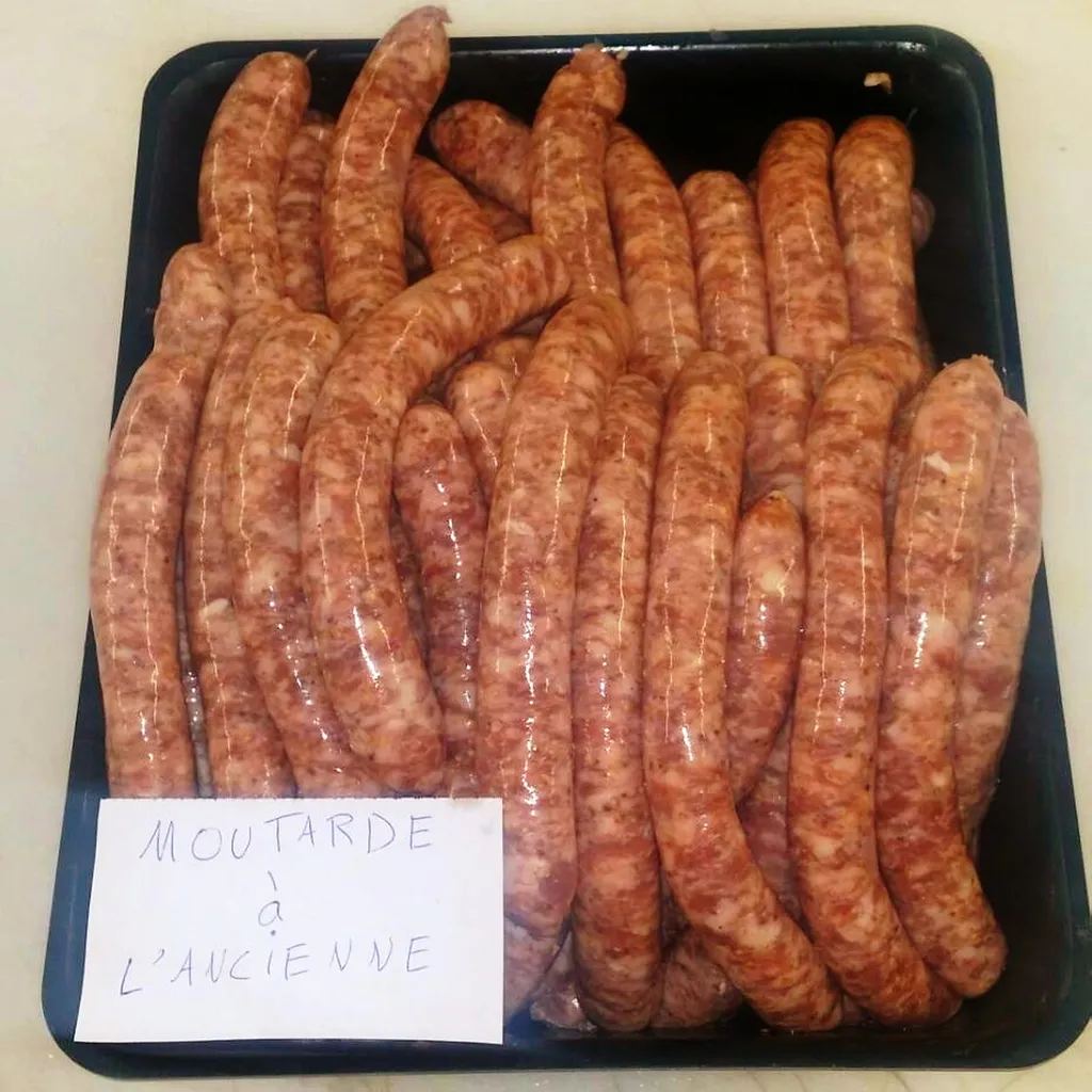 saucisse moutarde a l'ancienne