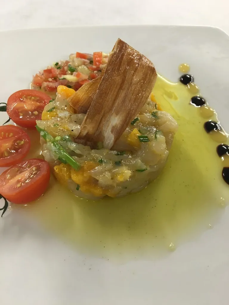 Tartare de Poisson mangues et gingembre