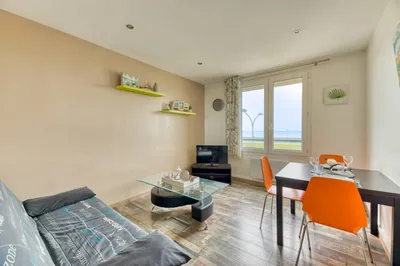 A vendre studio de 33.28m² avec vue imprenable sur la mer de Dieppe.