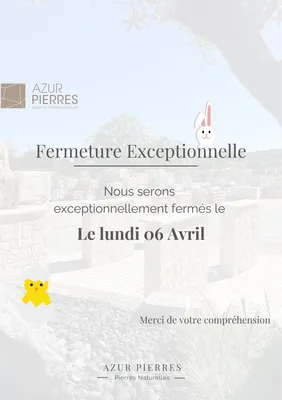 Fermeture lundi de pâques