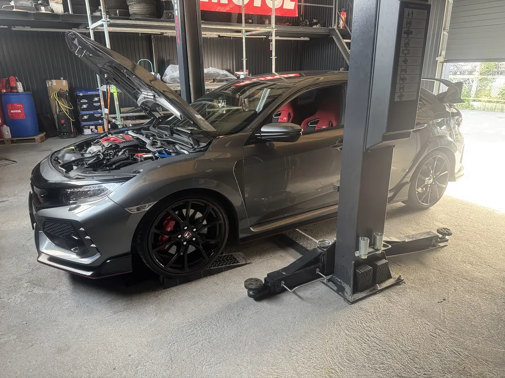 Entretien des 6 ans d'une Honda Civic Type R de 2019 : une révision complète réalisée près du Havre