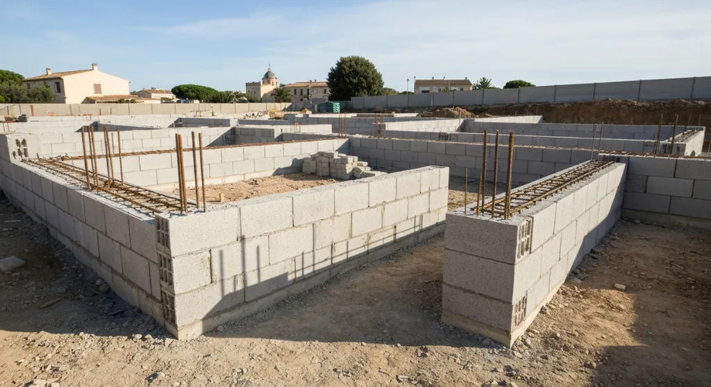 Étapes construction maison Martigues: Terrassement & Gros œuvre