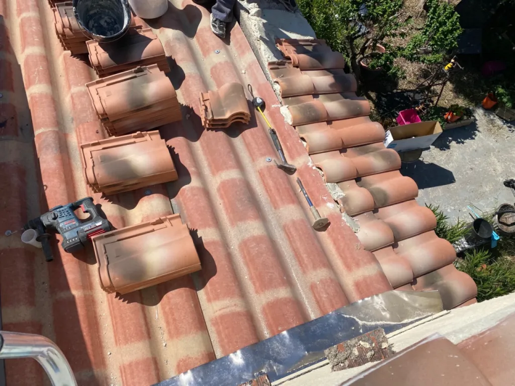 mise en oeuvre de toiture sur gignac la nerthe