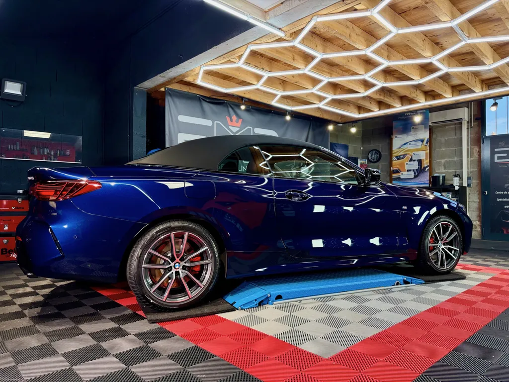 BMW 440i Cabriolet – Traitement céramique haut de gamme à Vaugneray (Ouest Lyonnais)