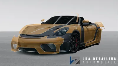 Protection PPF intégrale Porsche Boxster et Cayman pour préserver totalement la carrosserie avec film XPEL haute performance