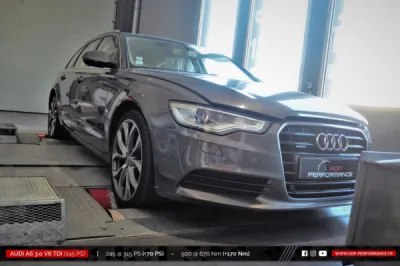 Reprogrammation moteur Stage 2 Salon de Provence - Audi A6 3.0 V6 TDI 245cv- ADP Performance