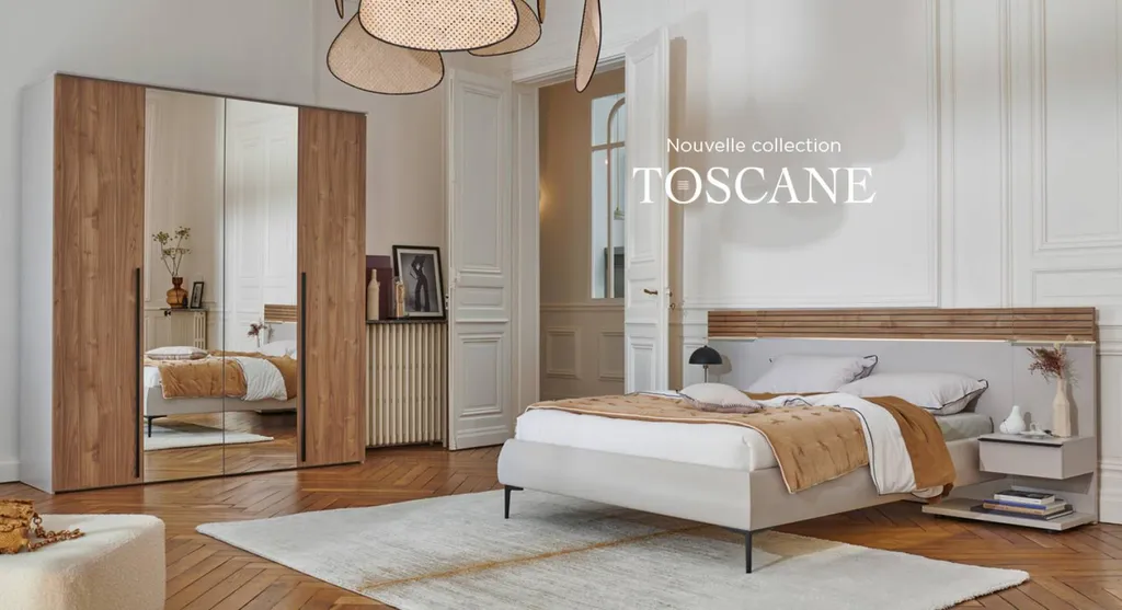 Vente d'une chambre à coucher TOSCANE de fabrication Française