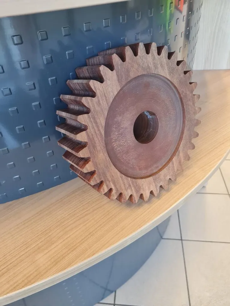 Engrenage en fabrication complète