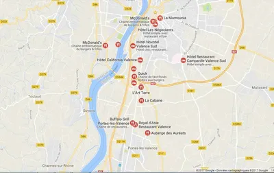 Restaurants dans les environs de Valence Drôme 26 Restaurants