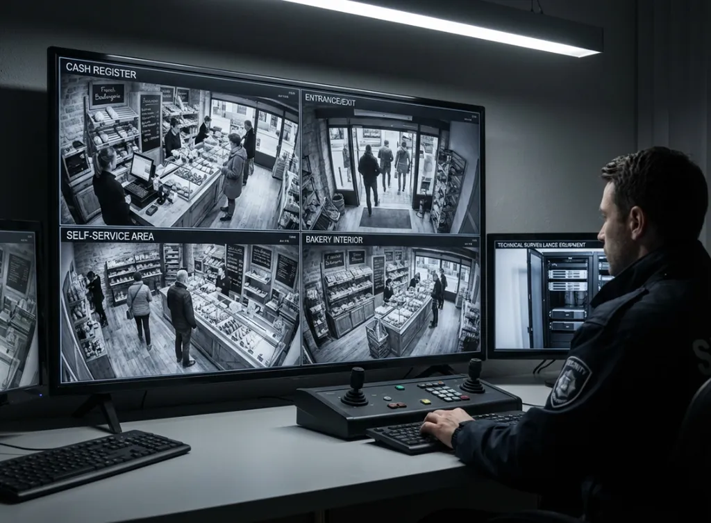 Caméras de surveillance pour boulangerie-pâtisserie à Marseille : lutter contre les vols à l'étalage