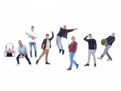 photographe à Lyon pour portraits corporate du groupe ou de l'équipe en couleur