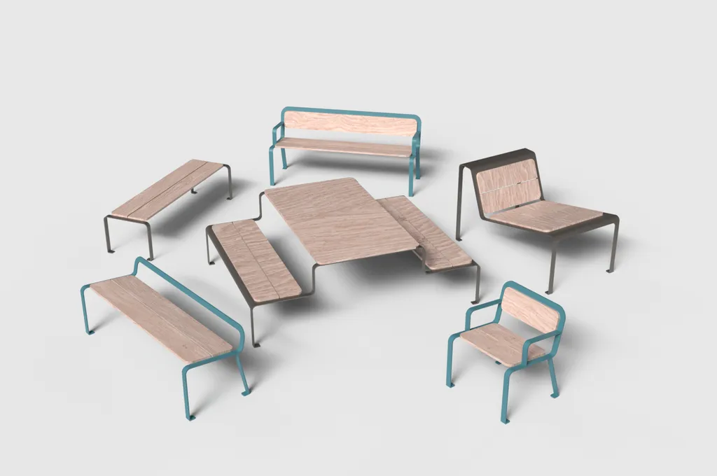 Gamme Le Banc Français en bois augmenté