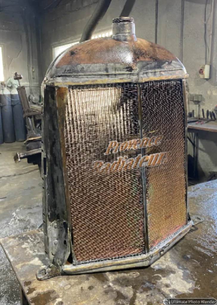 Radiateur fabriqué au modèle en région PACA