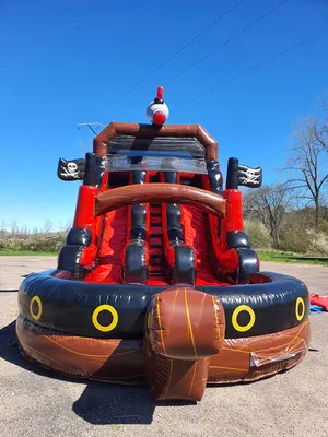Toboggan Aquatique gonflable Pirate