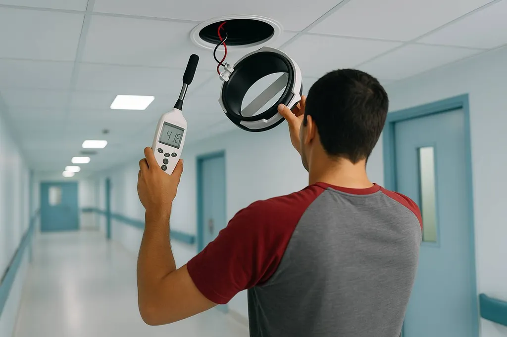 Contrôle des systèmes de ventilation d'un hôpital à Lyon