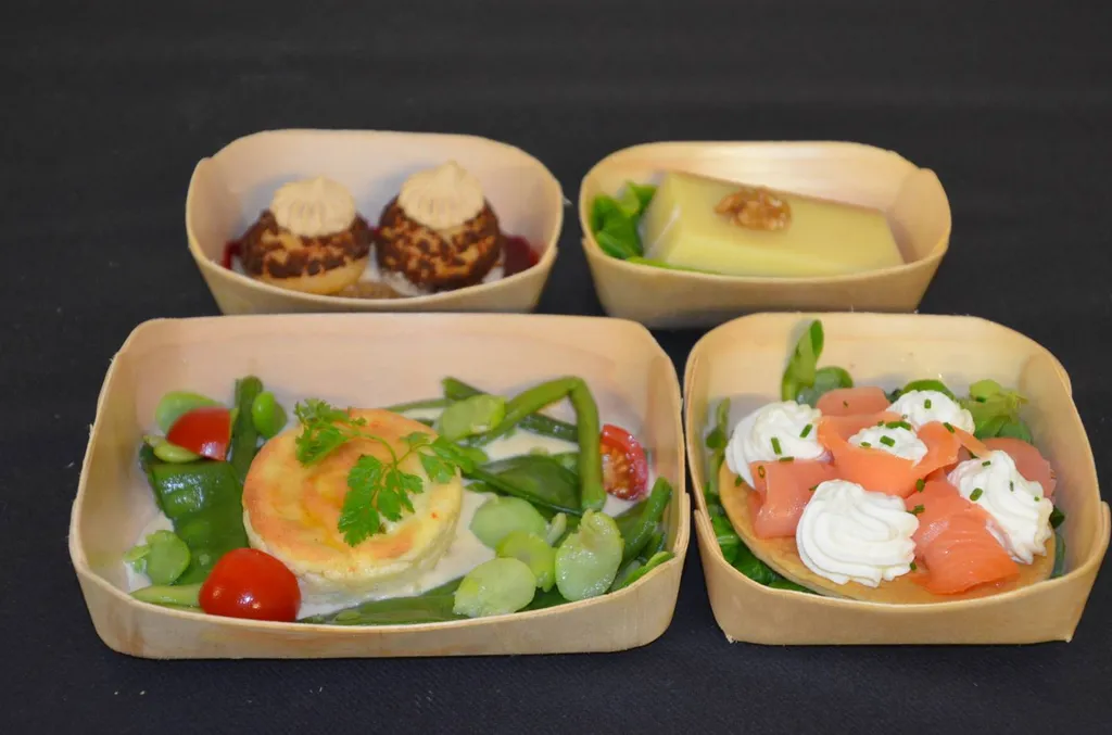 Plateau repas emballages recyclables