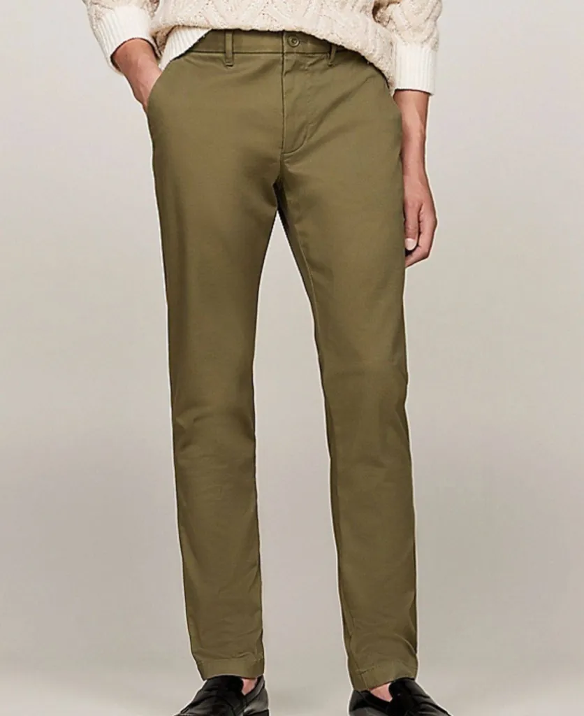 Pantalon Smart Casual Tommy Hilfiger utility Olive à Dieppe