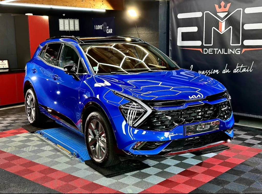 Protection carrosserie film voiture à côté de Lyon traitement céramique carrosserie Kia Sportage