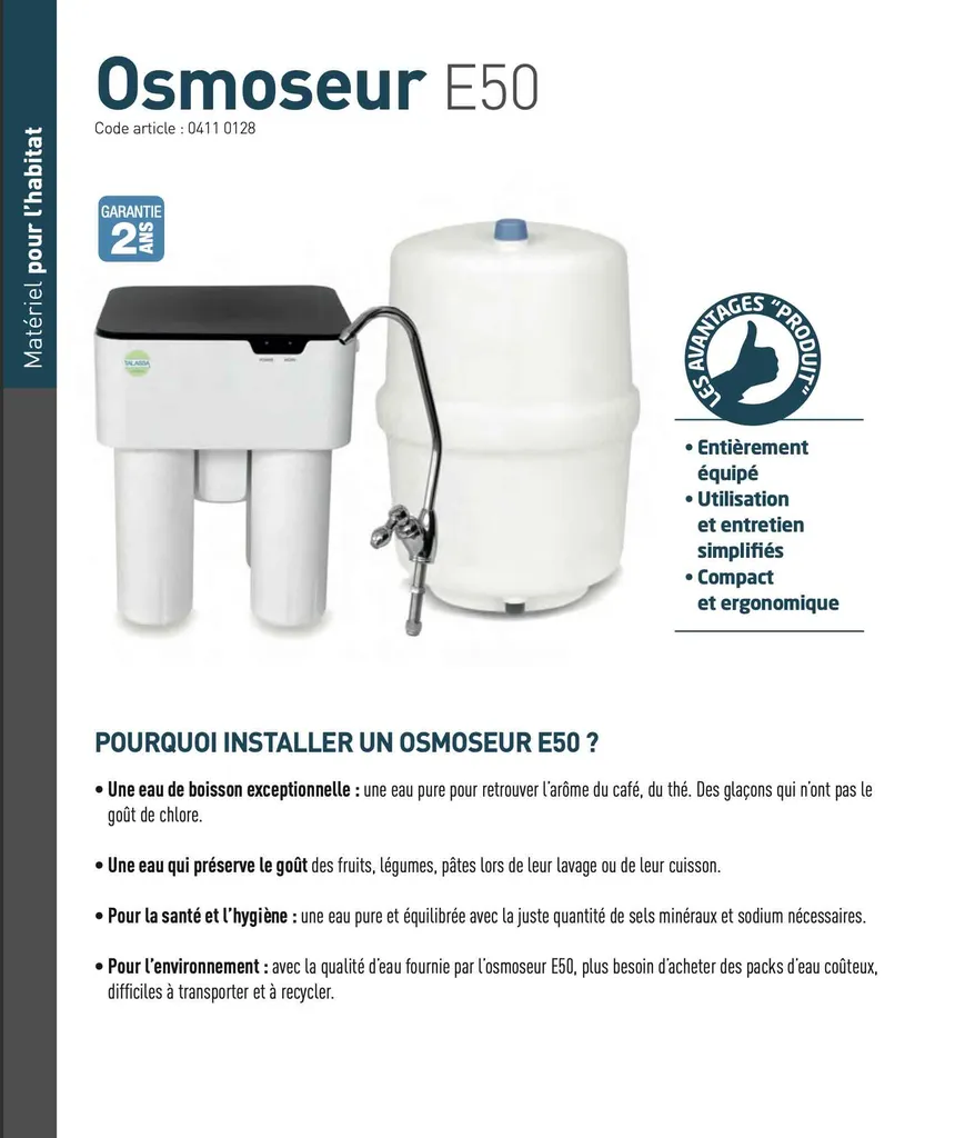 Pose d'un Osmoseur à Beaucaire proche de Bellegarde dans le Gard