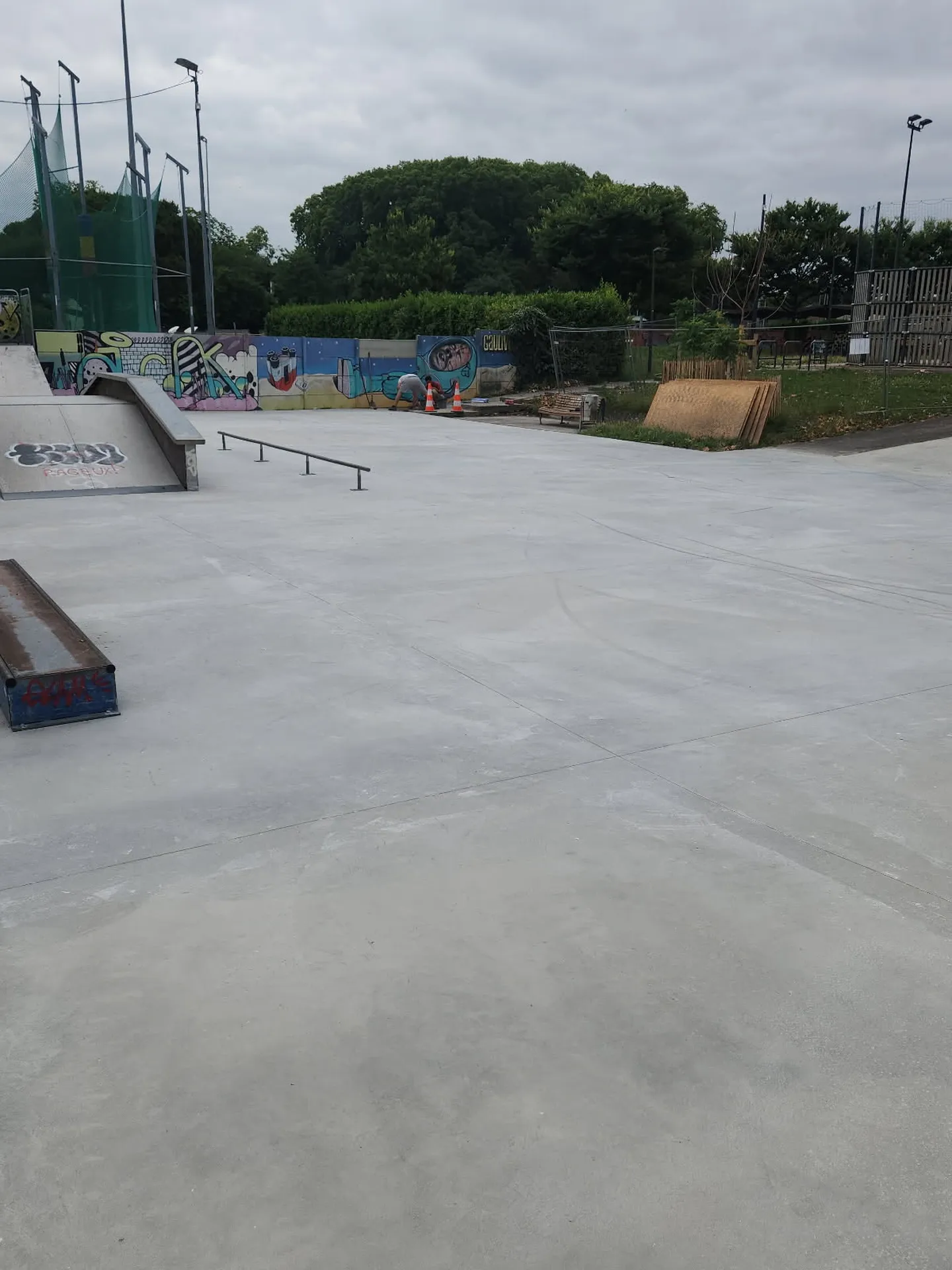 Réalisation d’un skate parc en béton BRUGES