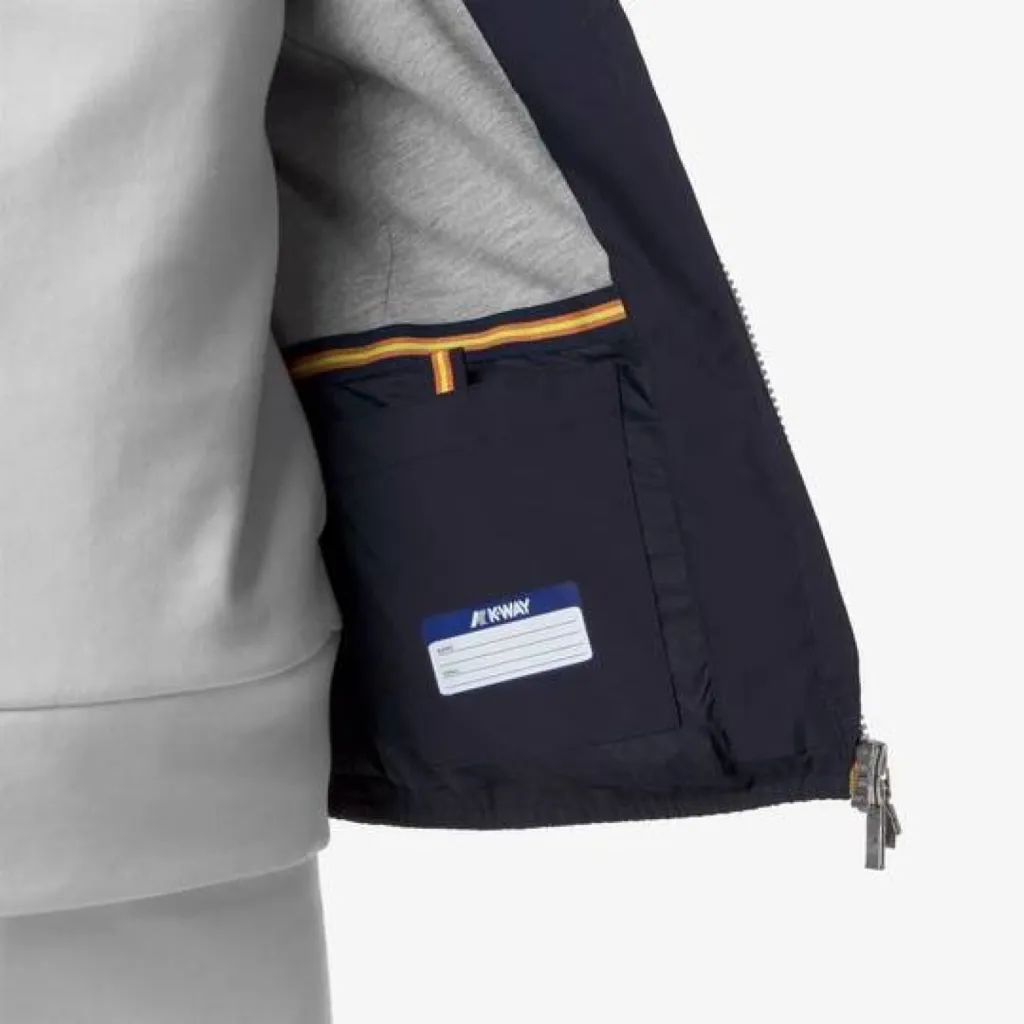 Veste mi-saison Lily Stretch Poly Jersey Blue Depth chez Urban Chic à Dieppe