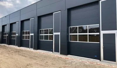 porte sectionnelle isolante 40mm local industriel marseille