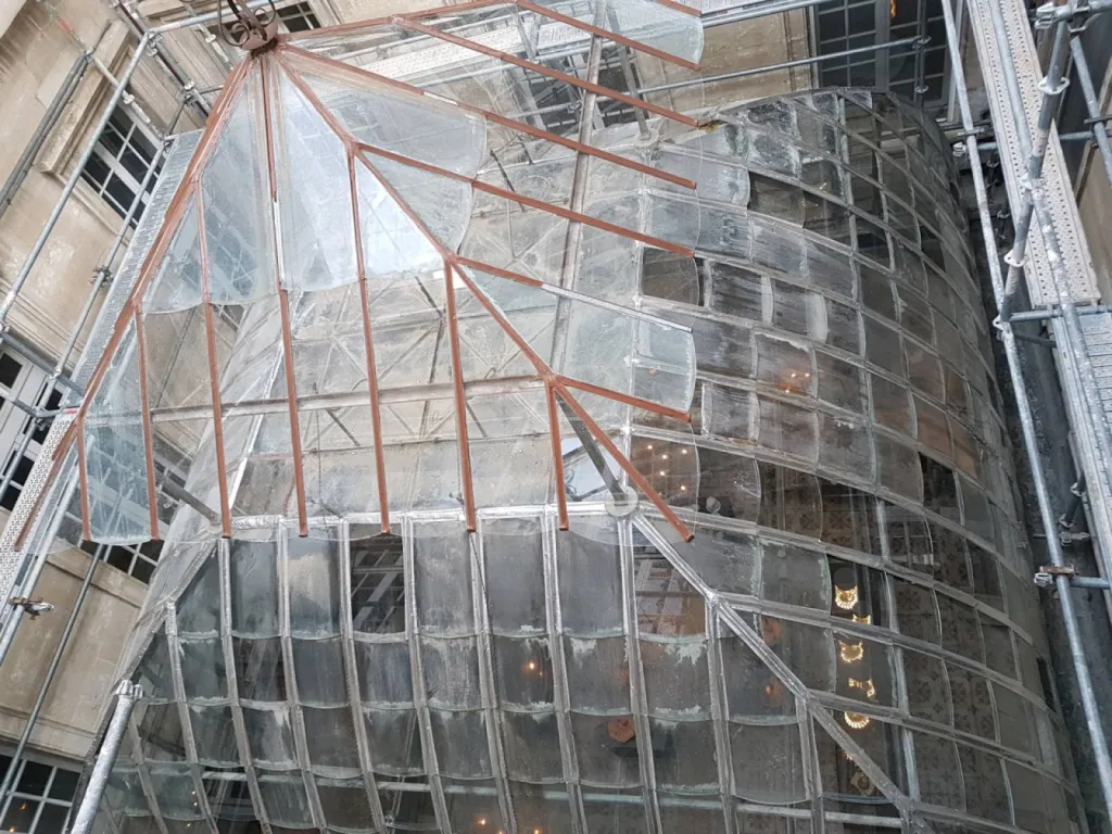 Rénovation d'une verrière du 18 ème siècle à Avignon