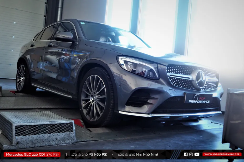 Reprogrammation moteur Les Pennes Mirabeau - Mercedes GLC 220 CDI 170cv - ADP Performance