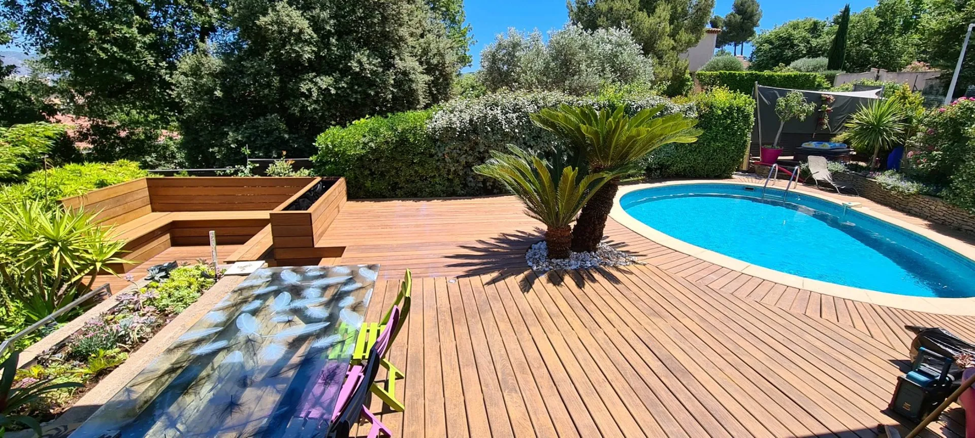 Superbe terrasse en itauba 22 x 145 kd à aubagne