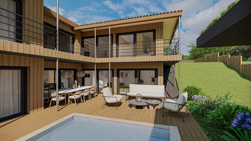 Aménagement mobilier outdoor avec décoratrice au Pyla-sur-Mer