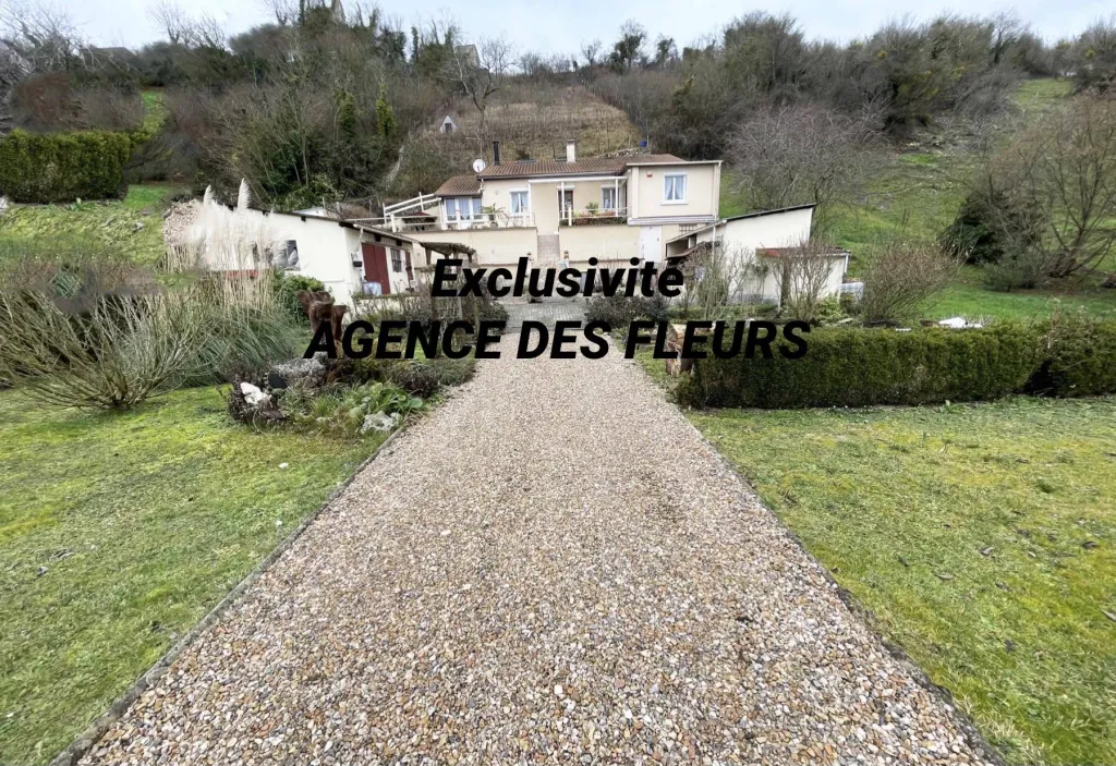 A acheter joli pavillon plain pied de 100m² avec dépendance et garage sur un terrain de 2000m² sur la commune de FRENEUSE 76410