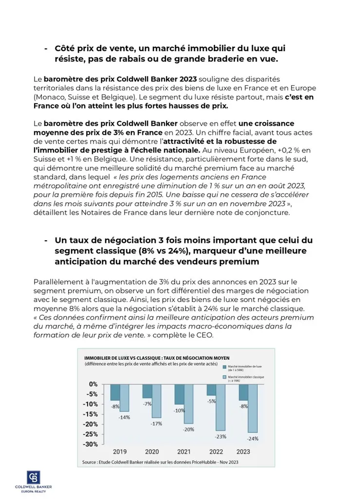 ColdwellBanker Maine Prestige - agence immobilière au Mans