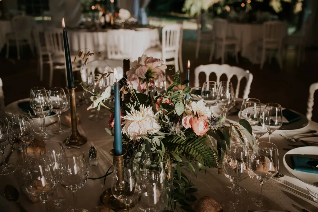 Les Mariages de Mademoiselle L wedding planner Bordeaux Aquitaine centre de table mariage - A ce moment là
