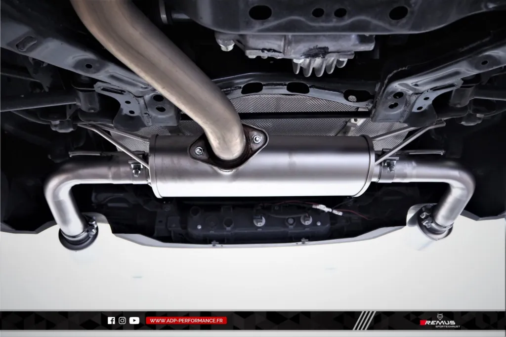 Ligne d'échappement (silencieux) Remus La Ciotat - Fiat 124 Spider - ADP Performance