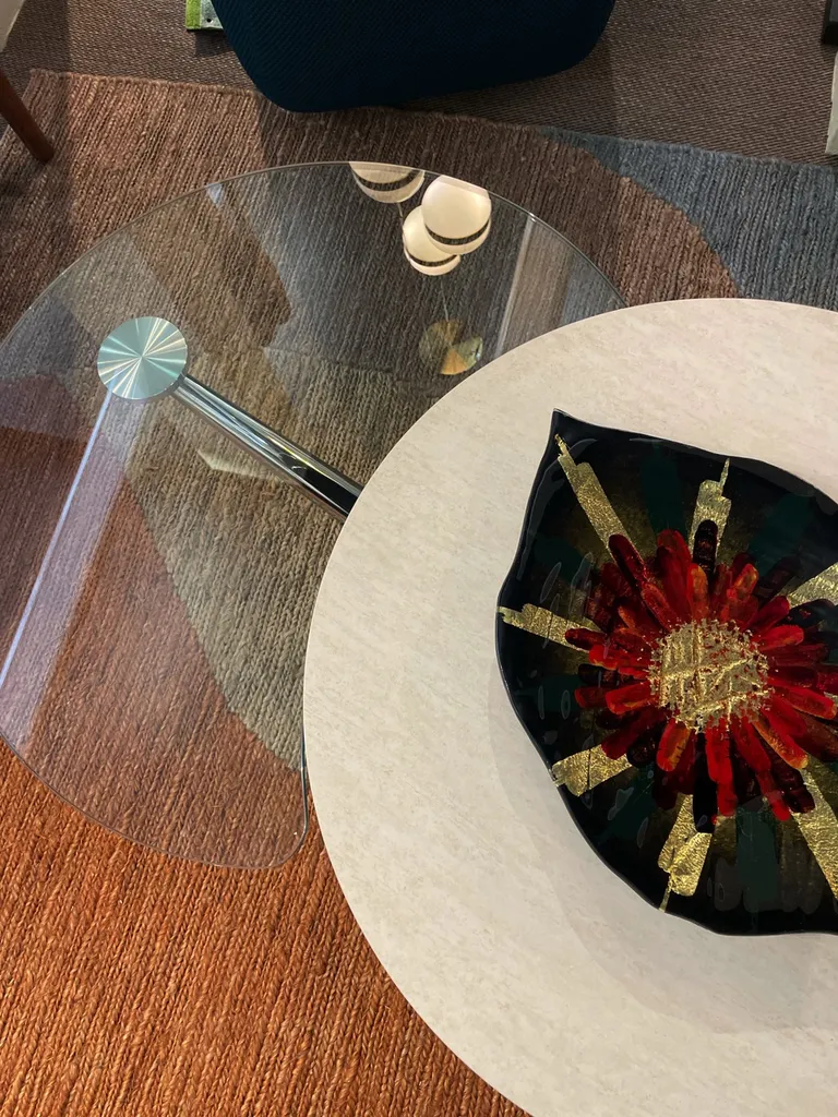 Table de salon 2 plateaux modulable