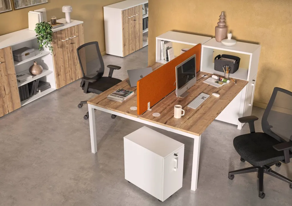 Aménager un bureau open-space avec écrans de séparation acoustiques et bench à Aix-en-Provence