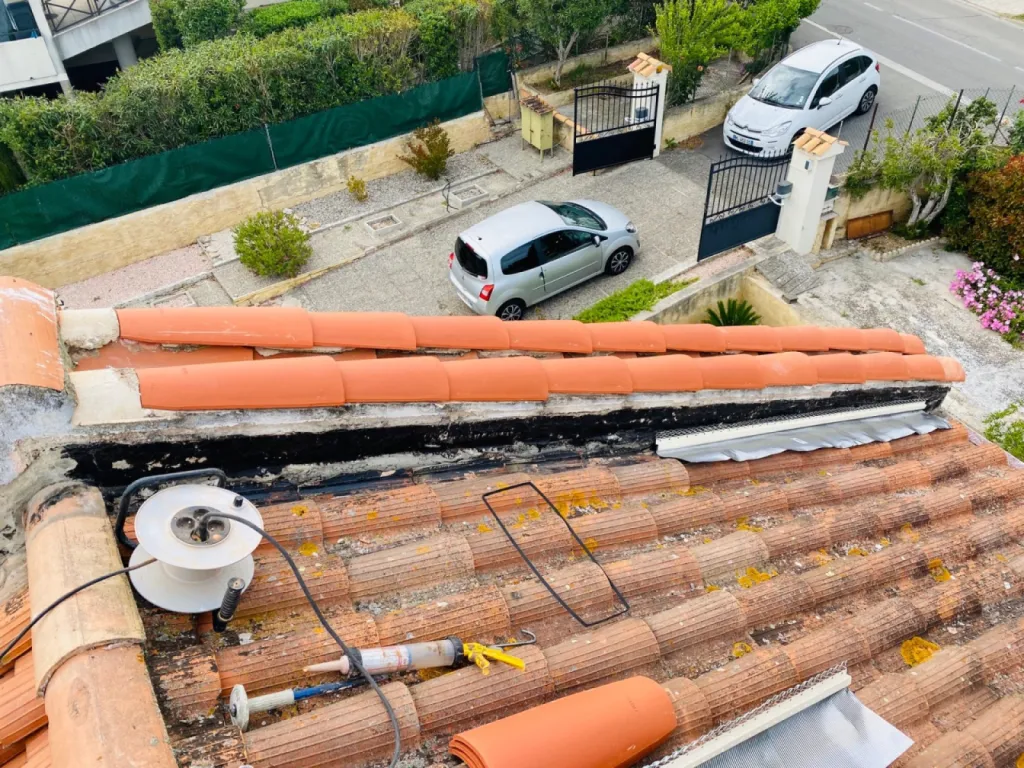 pose solin en plomb sur martigues