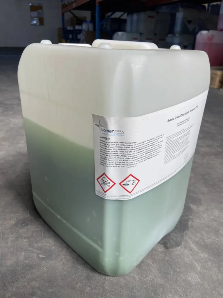 AVESTA 220 GREEN - Produit permettant d'éliminer par le décapage les contaminations ferritiques des pièces en aciers inoxydables - Côte-d'Or (21)