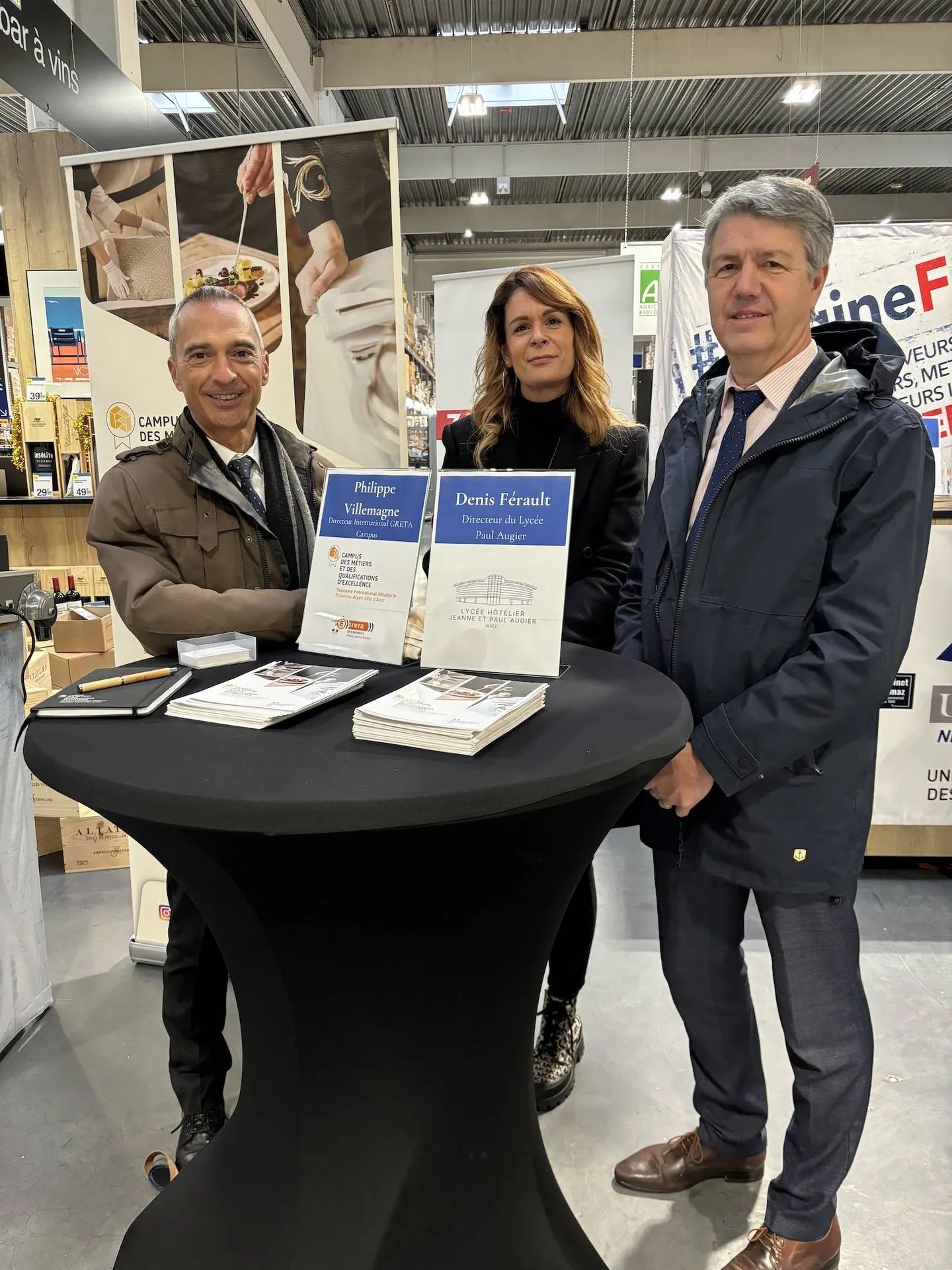 Philippe Villemagne, Isis Brunetti, Denis Férault